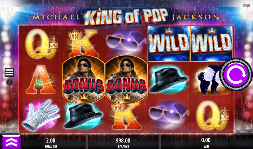 Игровой автомат Michael Jackson King of Pop