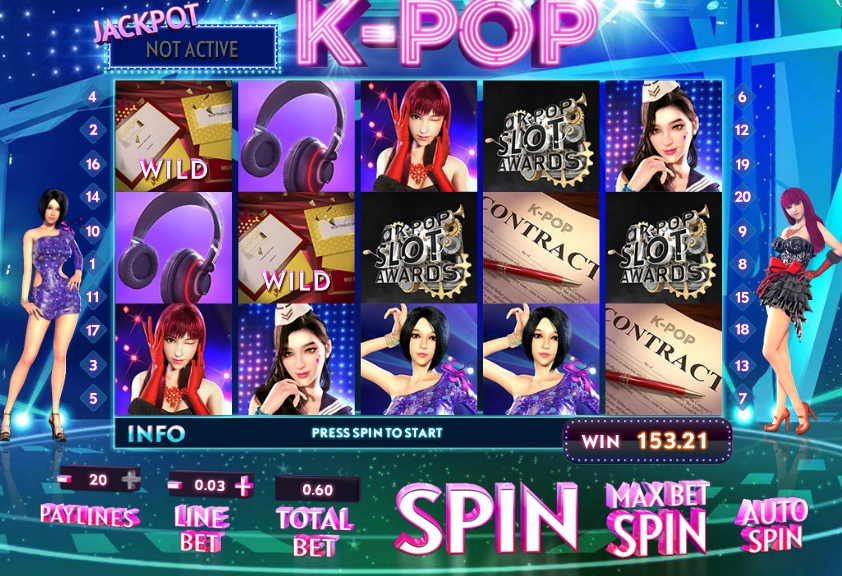 Обзор игрового автомата K-Pop